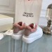 Alexander McQueen Women's Oversized Sneakers With Pink Shearling Alexander McQueen Women's Oversized Sneakers With Pink Shearling