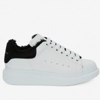 Alexander McQueen Women's Oversized Sneakers With Black Shearling Alexander McQueen Women's Oversized Sneakers With Black Shearling
