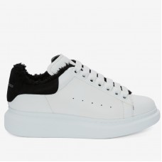 Alexander McQueen Women's Oversized Sneakers With Black Shearling Alexander McQueen Women's Oversized Sneakers With Black Shearling