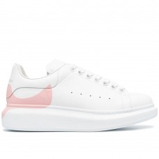 Alexander McQueen Women's Oversized Sneakers With Pink Drop Heel Alexander McQueen Women's Oversized Sneakers With Pink Drop Heel