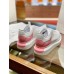 Alexander McQueen Women's Oversized Sneakers With Pink Drop Heel Alexander McQueen Women's Oversized Sneakers With Pink Drop Heel