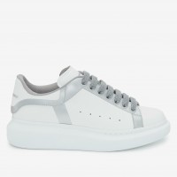 Alexander McQueen Women's Oversized Sneakers With Silver Trim