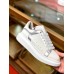 Alexander McQueen Women's Oversized Sneakers With Silver Trim Alexander McQueen Women's Oversized Sneakers With Silver Trim