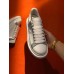 Alexander McQueen Women's Oversized Sneakers With Silver Trim Alexander McQueen Women's Oversized Sneakers With Silver Trim
