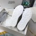 Alexander McQueen Women's Oversized Sneakers With Blue Transparent Sole Alexander McQueen Women's Oversized Sneakers With Blue Transparent Sole
