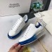 Alexander McQueen Women's Oversized Sneakers With Blue Transparent Sole Alexander McQueen Women's Oversized Sneakers With Blue Transparent Sole