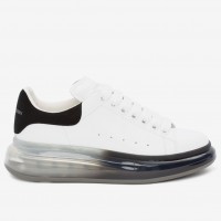 Alexander McQueen Women's Oversized Sneakers With Black Transparent Sole Alexander McQueen Women's Oversized Sneakers With Black Transparent Sole