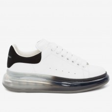 Alexander McQueen Women's Oversized Sneakers With Black Transparent Sole Alexander McQueen Women's Oversized Sneakers With Black Transparent Sole