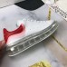 Alexander McQueen Women's White Oversized Sneakers With Transparent Sole Alexander McQueen Women's White Oversized Sneakers With Transparent Sole