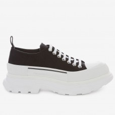 Alexander McQueen Women's Noir Tread Slick Lace Up Sneakers Alexander McQueen Women's Noir Tread Slick Lace Up Sneakers