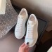 Alexander McQueen Women's White Oversized Sneakers Alexander McQueen Women's White Oversized Sneakers