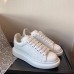 Alexander McQueen Women's White Oversized Sneakers Alexander McQueen Women's White Oversized Sneakers