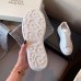 Alexander McQueen Women's White Oversized Sneakers Alexander McQueen Women's White Oversized Sneakers