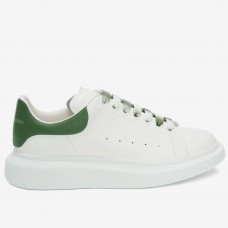 Alexander McQueen Women's Oversized Sneakers With Green Heel Alexander McQueen Women's Oversized Sneakers With Green Heel