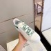 Alexander McQueen Women's Oversized Sneakers With Green Heel Alexander McQueen Women's Oversized Sneakers With Green Heel