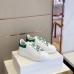 Alexander McQueen Women's Oversized Sneakers With Green Heel Alexander McQueen Women's Oversized Sneakers With Green Heel