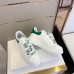 Alexander McQueen Women's Oversized Sneakers With Green Heel Alexander McQueen Women's Oversized Sneakers With Green Heel