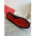 Christian Louboutin Men's Louis Flat Sneakers in Black Leather Christian Louboutin Men's Louis Flat Sneakers in Black Leather