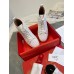 Christian Louboutin Men's Louis Spikes Flat Sneakers In White Leather