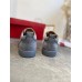Christian Louboutin Men's Louis Junior Spikes Orlato Flat Sneakers Grey Christian Louboutin Men's Louis Junior Spikes Orlato Flat Sneakers Grey
