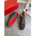 Christian Louboutin Men's Louis Junior Spikes Orlato Flat Sneakers Olive Christian Louboutin Men's Louis Junior Spikes Orlato Flat Sneakers Olive