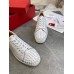 Christian Louboutin Men's Louis Junior Spikes Orlato Flat Sneakers Olive Christian Louboutin Men's Louis Junior Spikes Orlato Flat Sneakers Olive