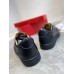 Christian Louboutin Men's Louis Junior Flat Sneakers In Black Leather Christian Louboutin Men's Louis Junior Flat Sneakers In Black Leather