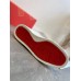 Christian Louboutin Men's Louis Junior Flat Sneakers In White Calfskin Christian Louboutin Men's Louis Junior Flat Sneakers In White Calfskin