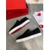 Christian Louboutin Men's Pik Boat Flat Sneakers Black Christian Louboutin Men's Pik Boat Flat Sneakers Black
