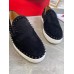 Christian Louboutin Men's Pik Boat Flat Sneakers Black Christian Louboutin Men's Pik Boat Flat Sneakers Black