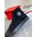 Christian Louboutin Men's Lou Pik Pik Strass Flat Sneakers Black Christian Louboutin Men's Lou Pik Pik Strass Flat Sneakers Black