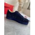 Christian Louboutin Men's Seavaste 2 Orlato Flat Sneakers Blue