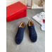 Christian Louboutin Men's Seavaste 2 Orlato Flat Sneakers Blue
