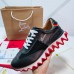 Christian Louboutin Men's Loubishark Sneakers In Black Leather Christian Louboutin Men's Loubishark Sneakers In Black Leather