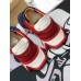 Christian Louboutin Men's Loubishark Sneakers In Blue/Red Suede Christian Louboutin Men's Loubishark Sneakers In Blue/Red Suede