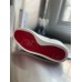 Christian Louboutin Women's Louis Junior Spikes Sneakers In White Leather Christian Louboutin Women's Louis Junior Spikes Sneakers In White Leather