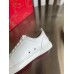 Christian Louboutin Women's Louis Junior Spikes Sneakers In White Leather Christian Louboutin Women's Louis Junior Spikes Sneakers In White Leather