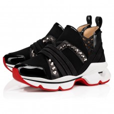Christian Louboutin Women's Black 123 Run Sneakers Christian Louboutin Women's Black 123 Run Sneakers