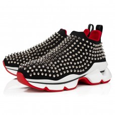 Christian Louboutin Women's Spiky Sock Donna Sneakers Black Christian Louboutin Women's Spiky Sock Donna Sneakers Black