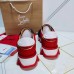 Christian Louboutin Women's Loubishark Sneakers In Blue/Red Suede Christian Louboutin Women's Loubishark Sneakers In Blue/Red Suede