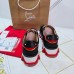 Christian Louboutin Women's Loubishark Sneakers In Black Leather Christian Louboutin Women's Loubishark Sneakers In Black Leather