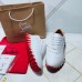 Christian Louboutin Women's Loubishark Sneakers In White Leather Christian Louboutin Women's Loubishark Sneakers In White Leather