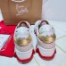 Christian Louboutin Women's Loubishark Sneakers In White Leather Christian Louboutin Women's Loubishark Sneakers In White Leather