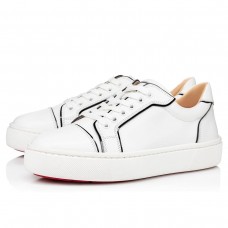 Christian Louboutin Women's Vieirissima Sneakers In White Calfskin Christian Louboutin Women's Vieirissima Sneakers In White Calfskin