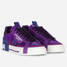 Dolce & Gabbana Women's Custom 2.Zero Sneakers Purple Dolce & Gabbana Women's Custom 2.Zero Sneakers Purple
