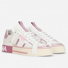 Dolce & Gabbana Women's Custom 2.Zero Sneakers White/Pink Dolce & Gabbana Women's Custom 2.Zero Sneakers White/Pink