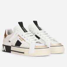 Dolce & Gabbana Women's Custom 2.Zero Sneakers White/Black Dolce & Gabbana Women's Custom 2.Zero Sneakers White/Black