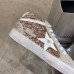 Golden Goose Women's Mid Star Sneakers with Pink-gold Glitter Golden Goose Women's Mid Star Sneakers with Pink-gold Glitter