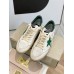 Golden Goose Women's Ball Star Sneakers with Green Star and Heel Tab Golden Goose Women's Ball Star Sneakers with Green Star and Heel Tab