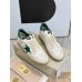 Golden Goose Women's Ball Star Sneakers with Green Star and Heel Tab Golden Goose Women's Ball Star Sneakers with Green Star and Heel Tab